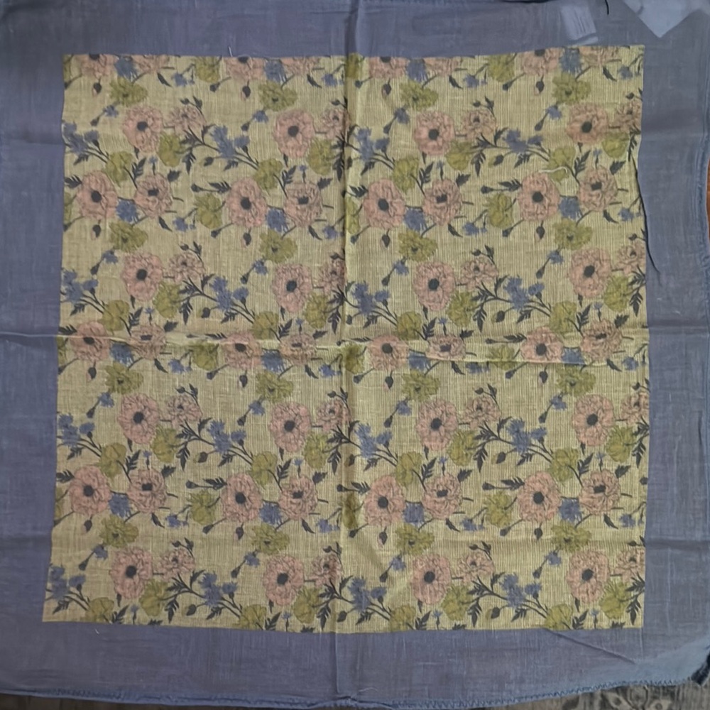 Floral Patterned Scarf